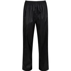 Womens Packaway Waterproof Trousers | Black