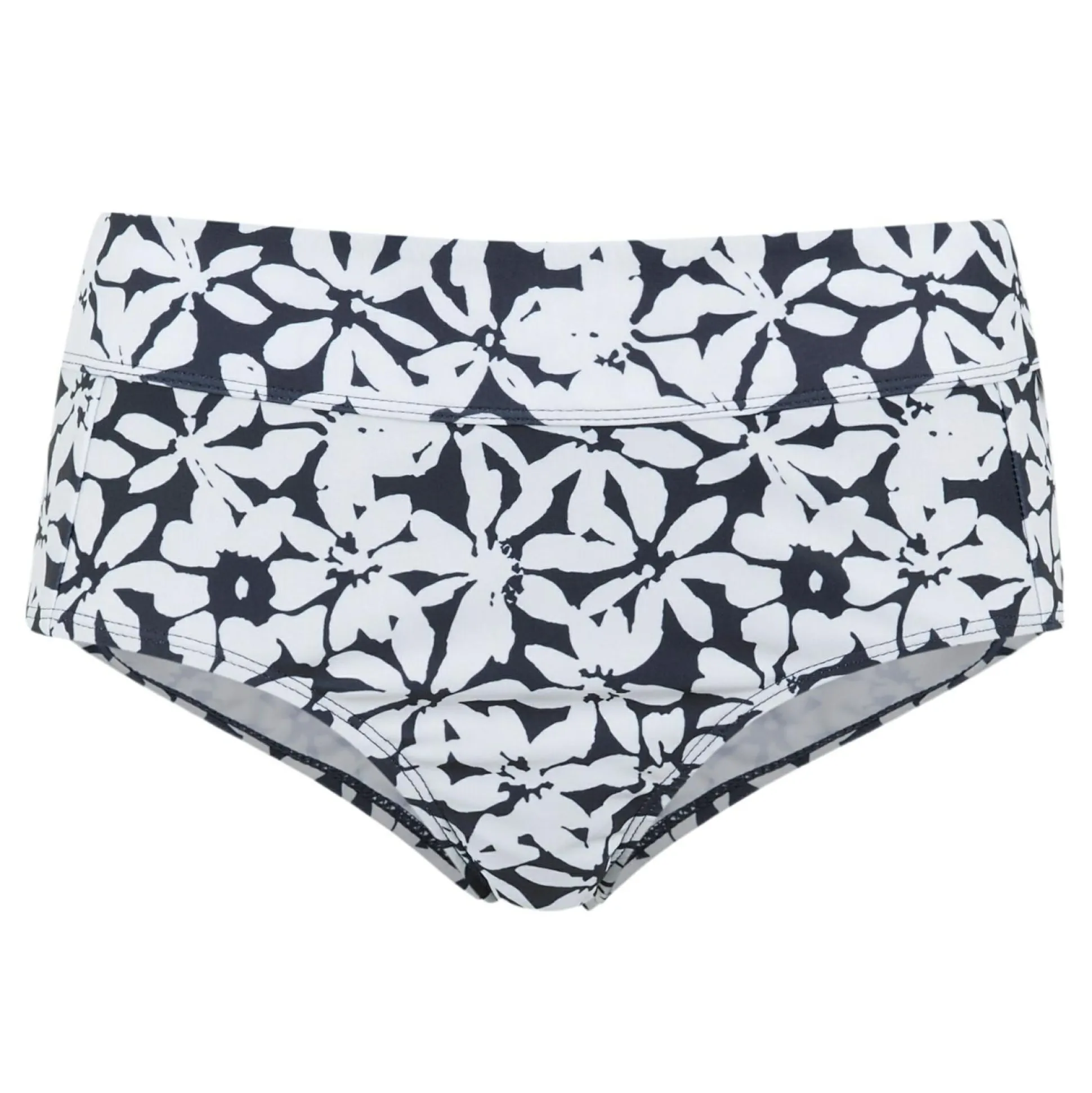 Women's Paloma Swim Brief | Navy White Large Floral