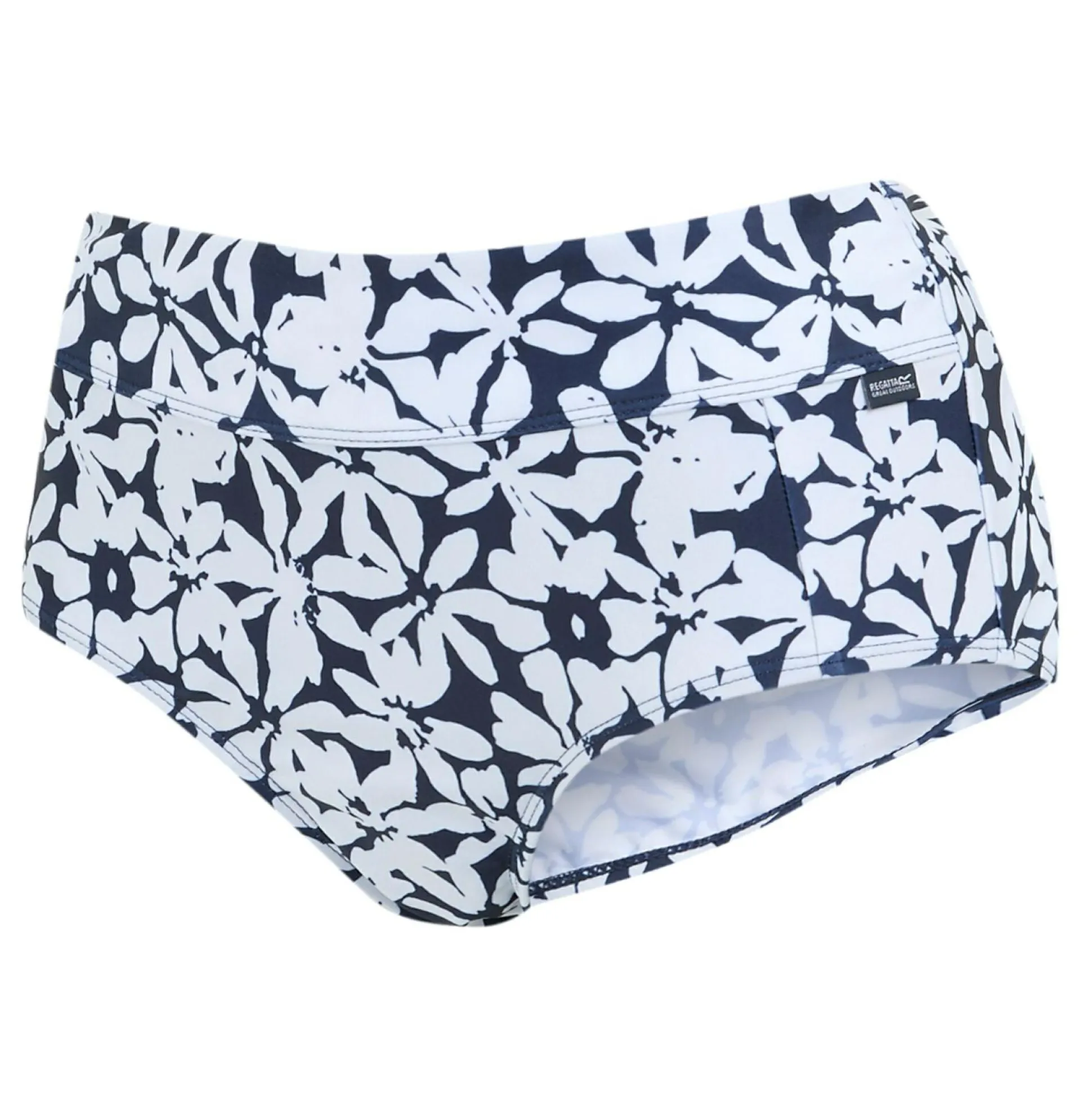 Women's Paloma Swim Brief | Navy White Large Floral