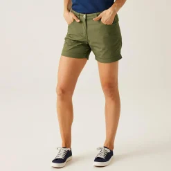 Women's Pemma Casual Chino Shorts | Four Leaf Clover