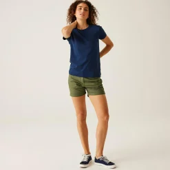 Women's Pemma Casual Chino Shorts | Four Leaf Clover