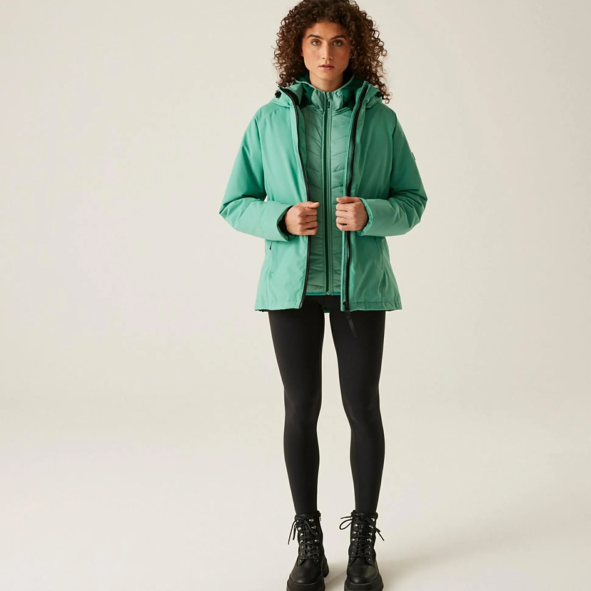 Women's Reeah Waterproof Insulated Jacket | Dusty Green Rain Forest Green