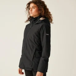 Women's Reeah Waterproof Insulated Jacket | Black Warm Taupe