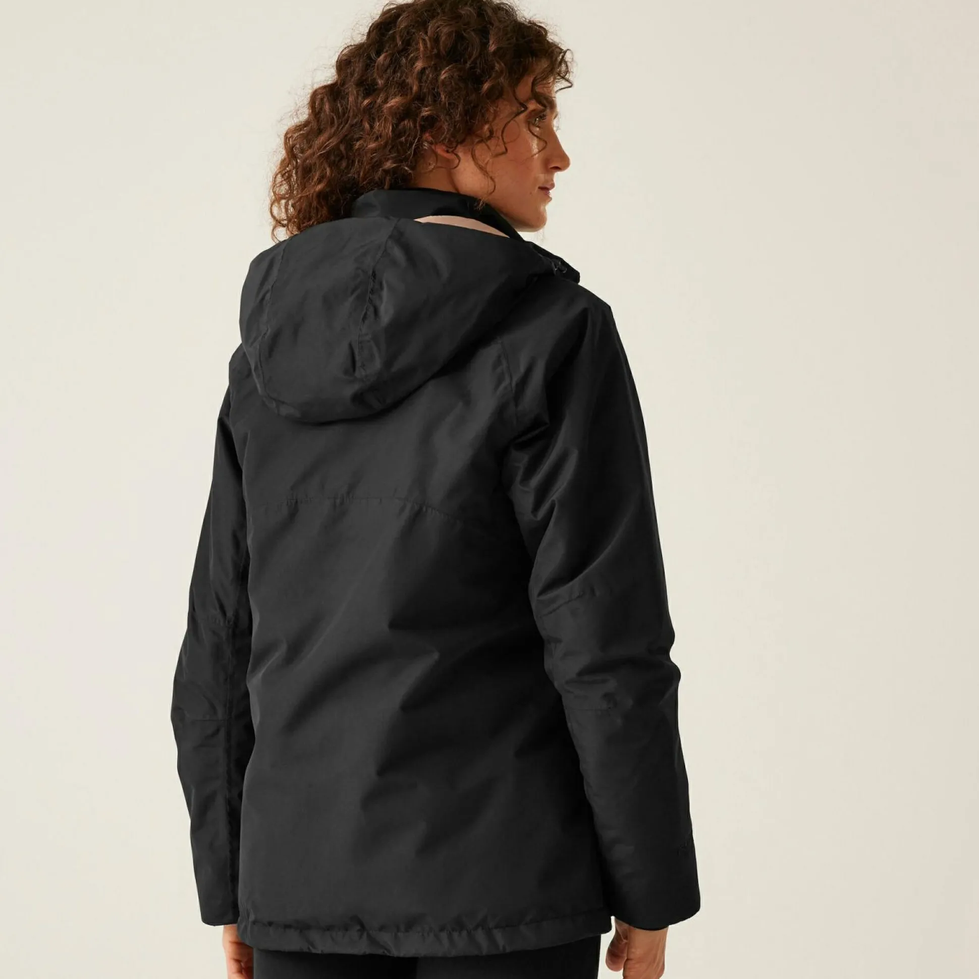 Women's Reeah Waterproof Insulated Jacket | Black Warm Taupe