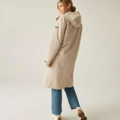 Women's Reinna Long Waterproof Jacket | White Pepper