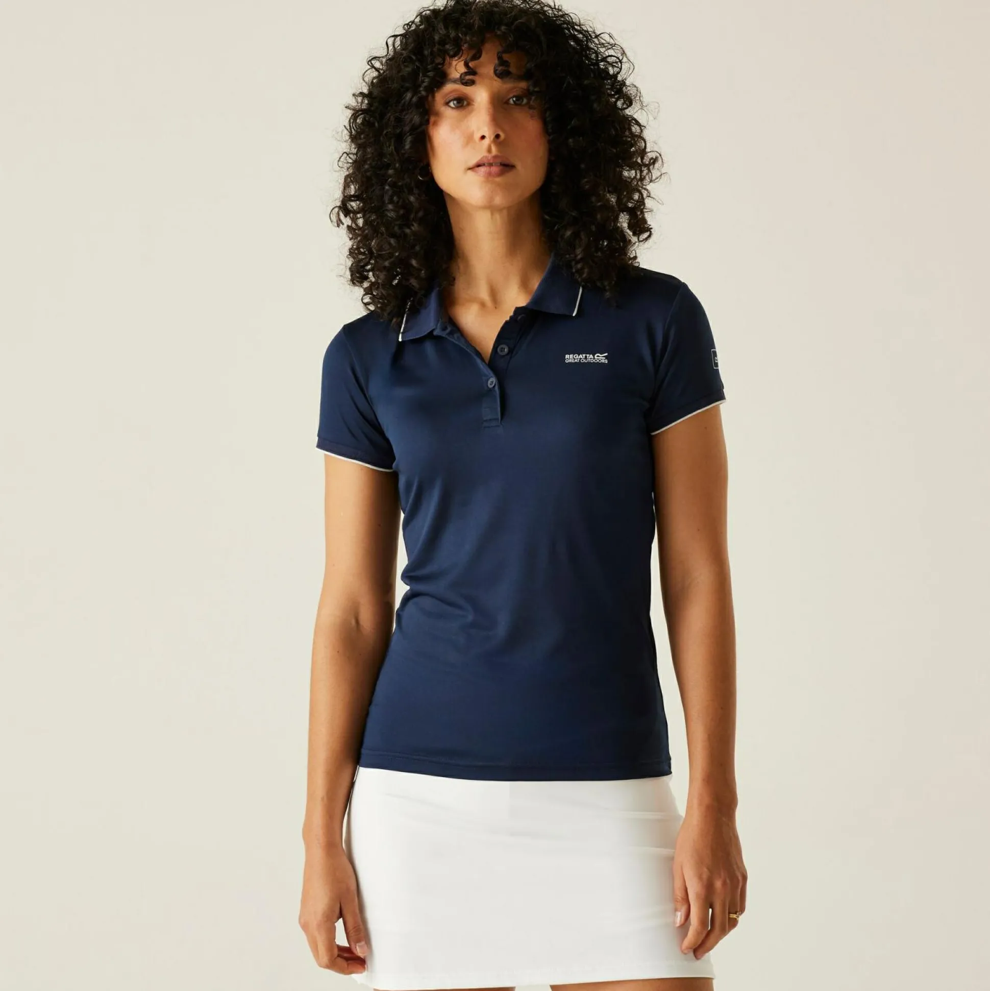 Women's Remex II Active Polo Shirt | Navy Solid