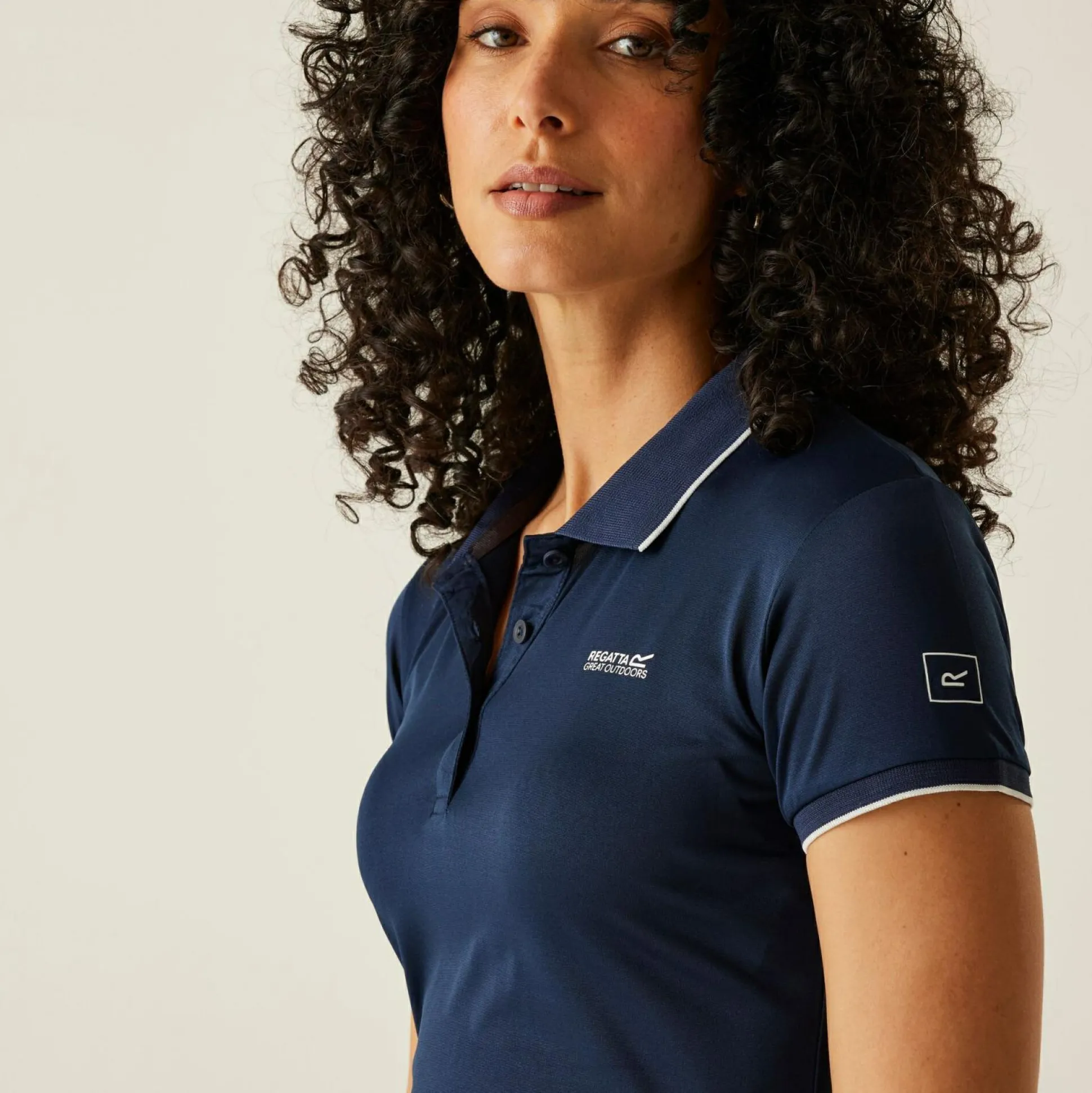 Women's Remex II Active Polo Shirt | Navy Solid