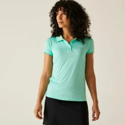 Women's Remex II Active Polo Shirt | Aruba Blue Solid