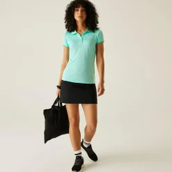 Women's Remex II Active Polo Shirt | Aruba Blue Solid
