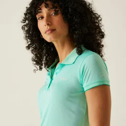 Women's Remex II Active Polo Shirt | Aruba Blue Solid