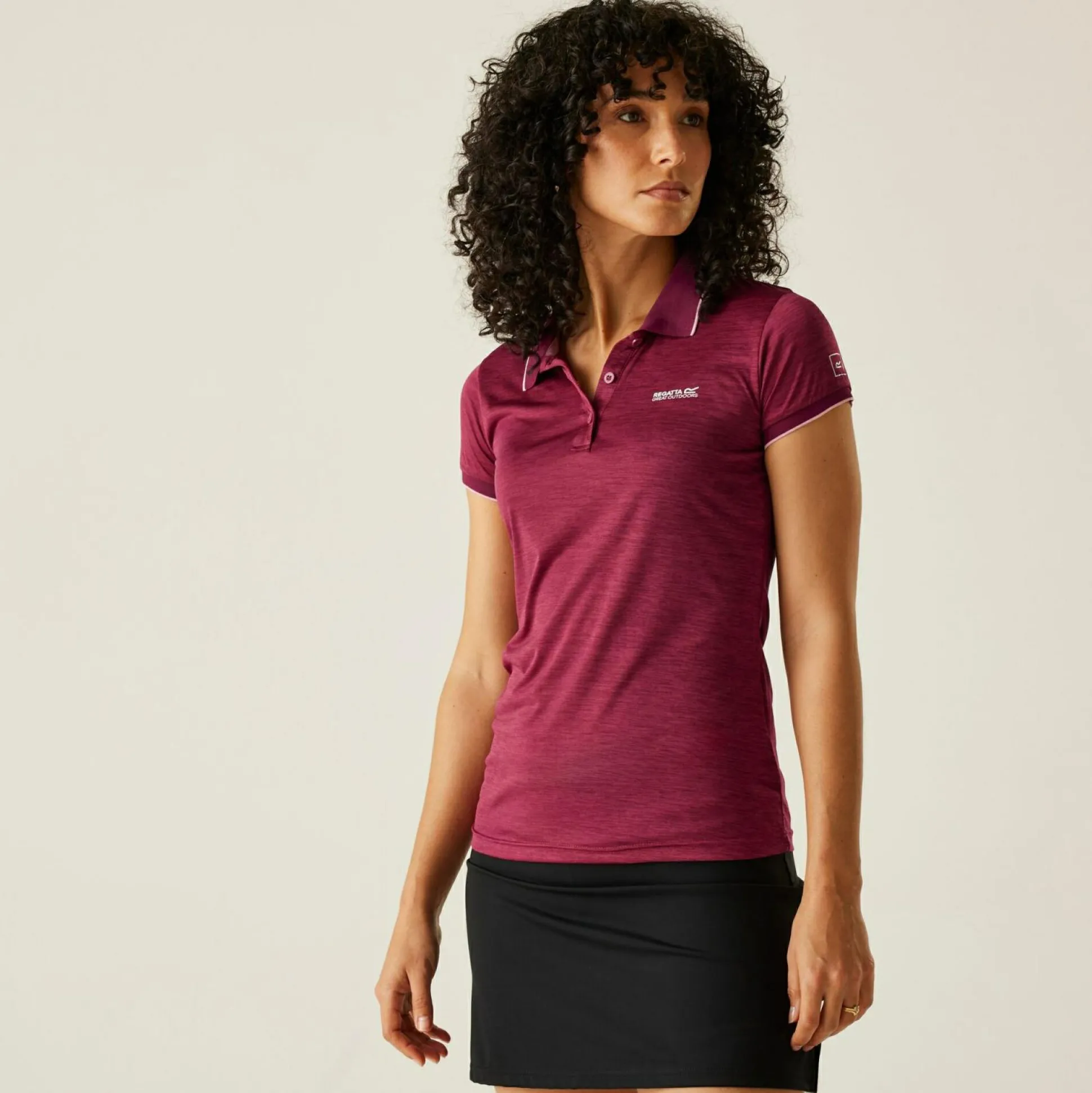 Women's Remex II Active Polo Shirt | Beaujolais