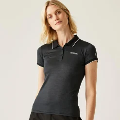 Women's Remex II Active Polo Shirt | Black