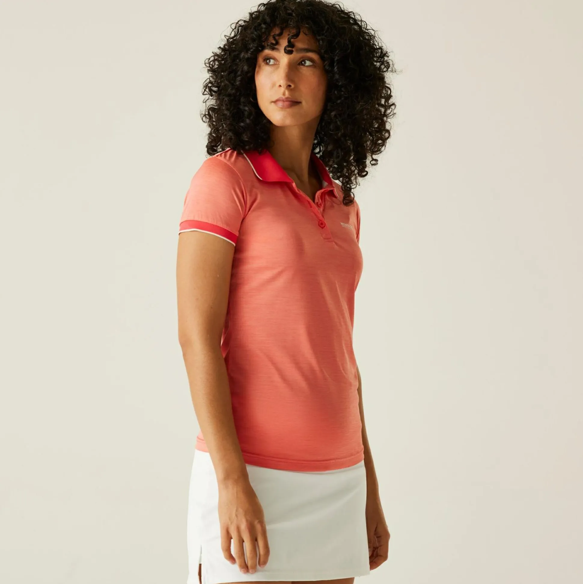 Women's Remex II Active Polo Shirt | Peach Bloom