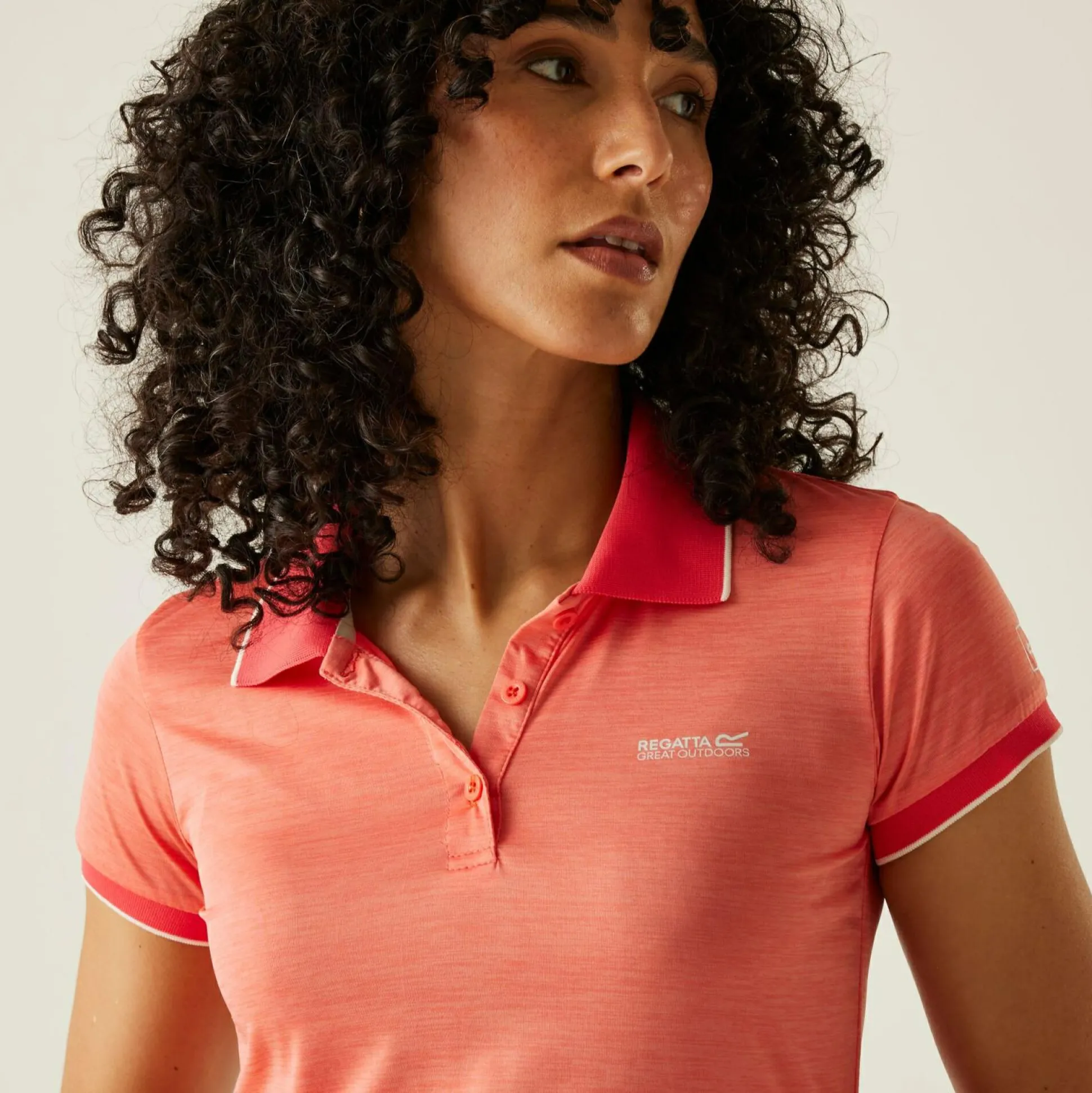 Women's Remex II Active Polo Shirt | Peach Bloom