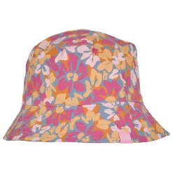 Women's Reversible Bucket Hat | Summer Floral Print Chambray Blue