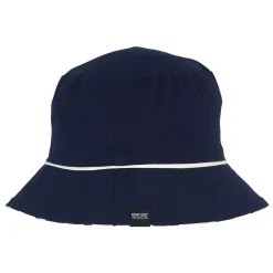 Women's Reversible Bucket Hat | Navy Abstract Flower Print Navy