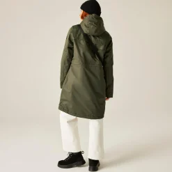 Women's Romine II Waterproof Parka Jacket | Dark Khaki Black