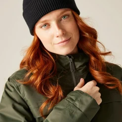 Women's Romine II Waterproof Parka Jacket | Dark Khaki Black