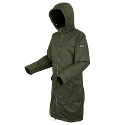 Women's Romine II Waterproof Parka Jacket | Dark Khaki Black