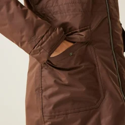 Women's Romine II Waterproof Parka Jacket | Dark Brown Black