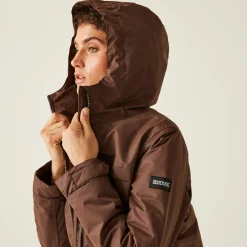 Women's Romine II Waterproof Parka Jacket | Dark Brown Black