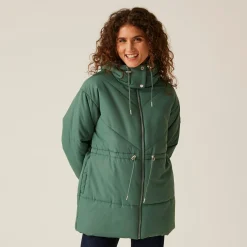 Women's Rurie Baffled Jacket | Dark Forest Green