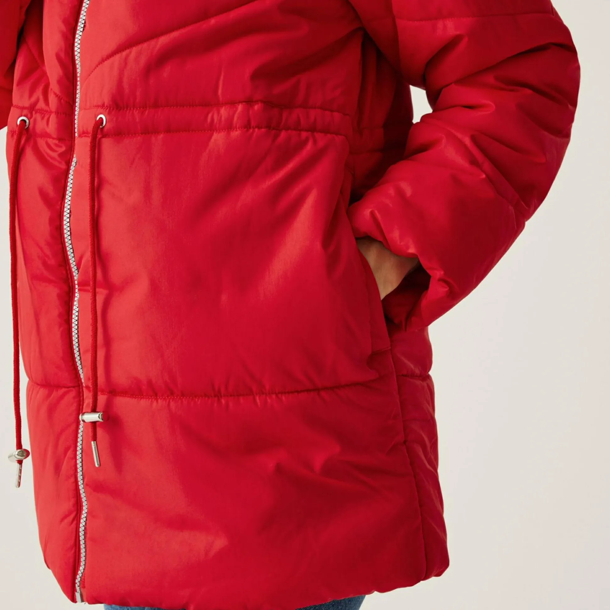 Women's Rurie Baffled Jacket | Danger Red
