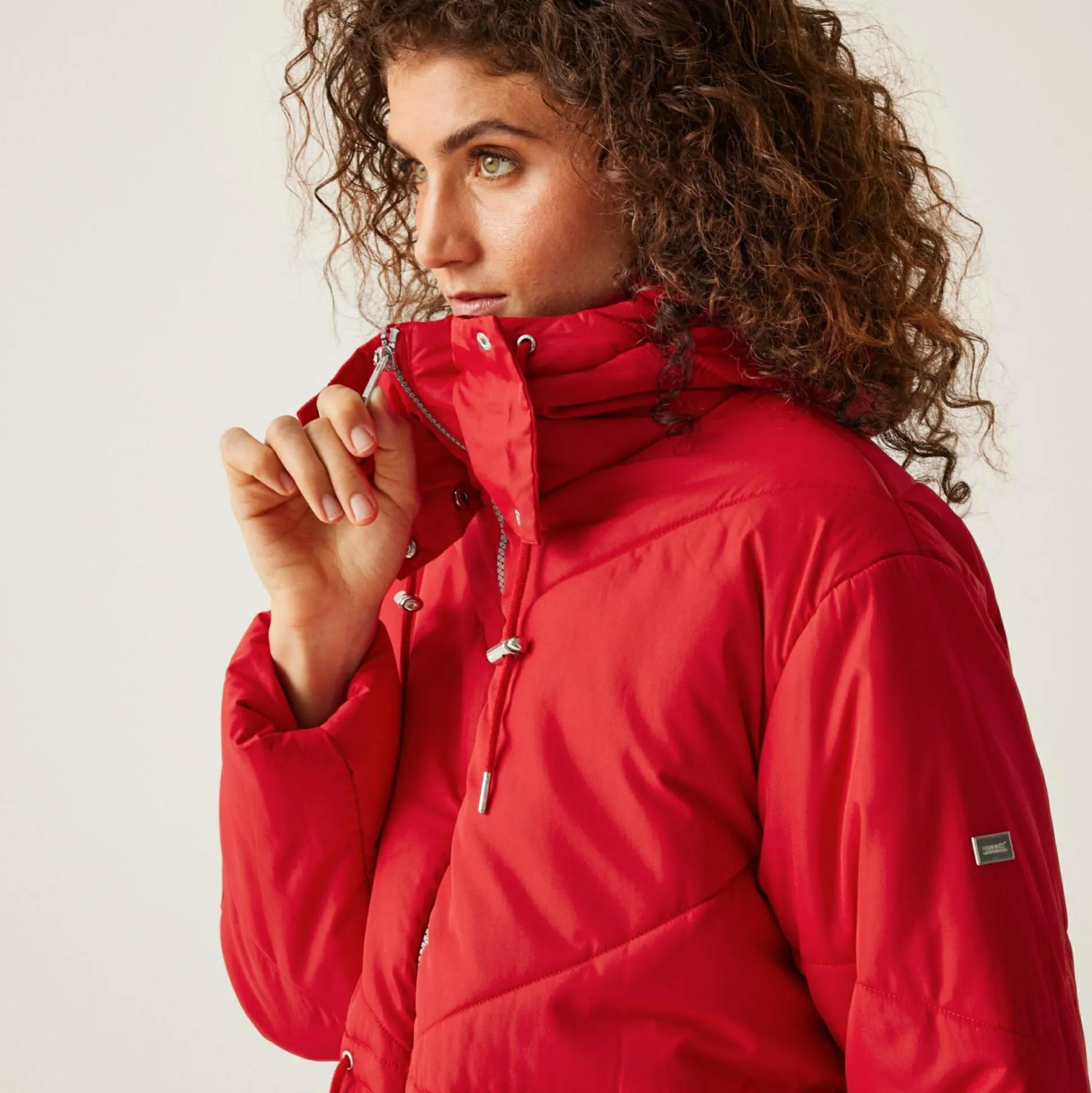 Women's Rurie Baffled Jacket | Danger Red