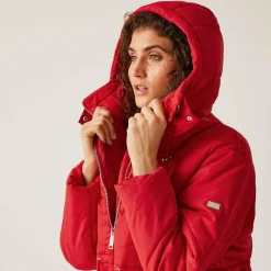 Women's Rurie Baffled Jacket | Danger Red