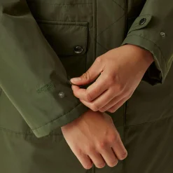 Women's Sabinka II Fur Trim Parka Jacket | Dark Khaki
