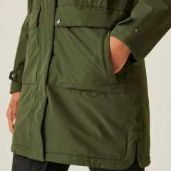 Women's Sabinka II Fur Trim Parka Jacket | Dark Khaki
