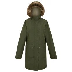 Women's Sabinka II Fur Trim Parka Jacket | Dark Khaki