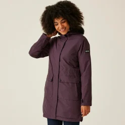 Women's Sabinka II Fur Trim Parka Jacket | Deep Plum