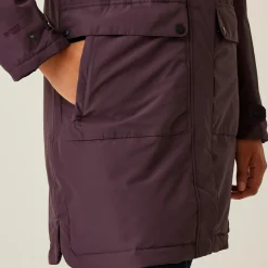 Women's Sabinka II Fur Trim Parka Jacket | Deep Plum
