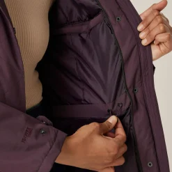 Women's Sabinka II Fur Trim Parka Jacket | Deep Plum