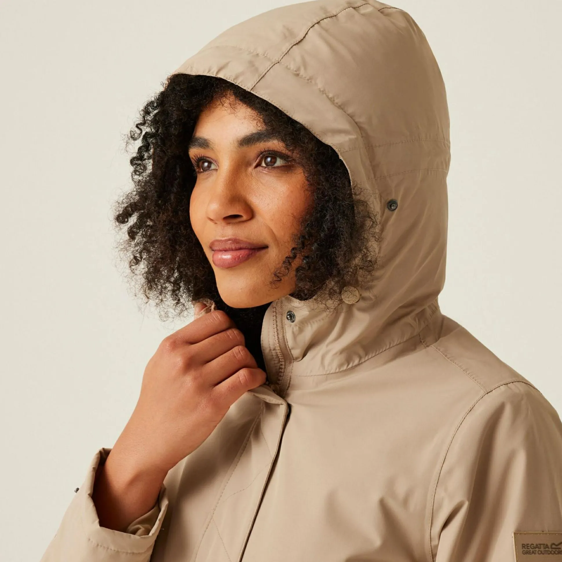Women's Sabinka II Fur Trim Parka Jacket | Warm Taupe