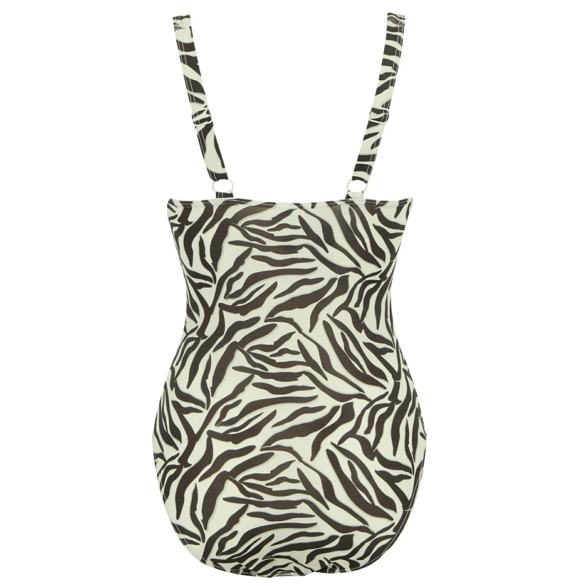 Women's Sakari Tummy Control Costume | Tonal Zebra Print
