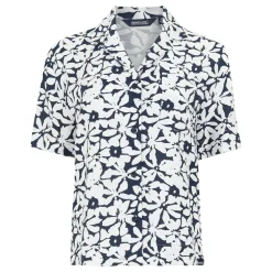 Women's Salise Lightweight Shirt | Navy White Large Floral
