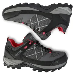 Women's Samaris III Low Walking Shoes | Dark Steel Pink Potion