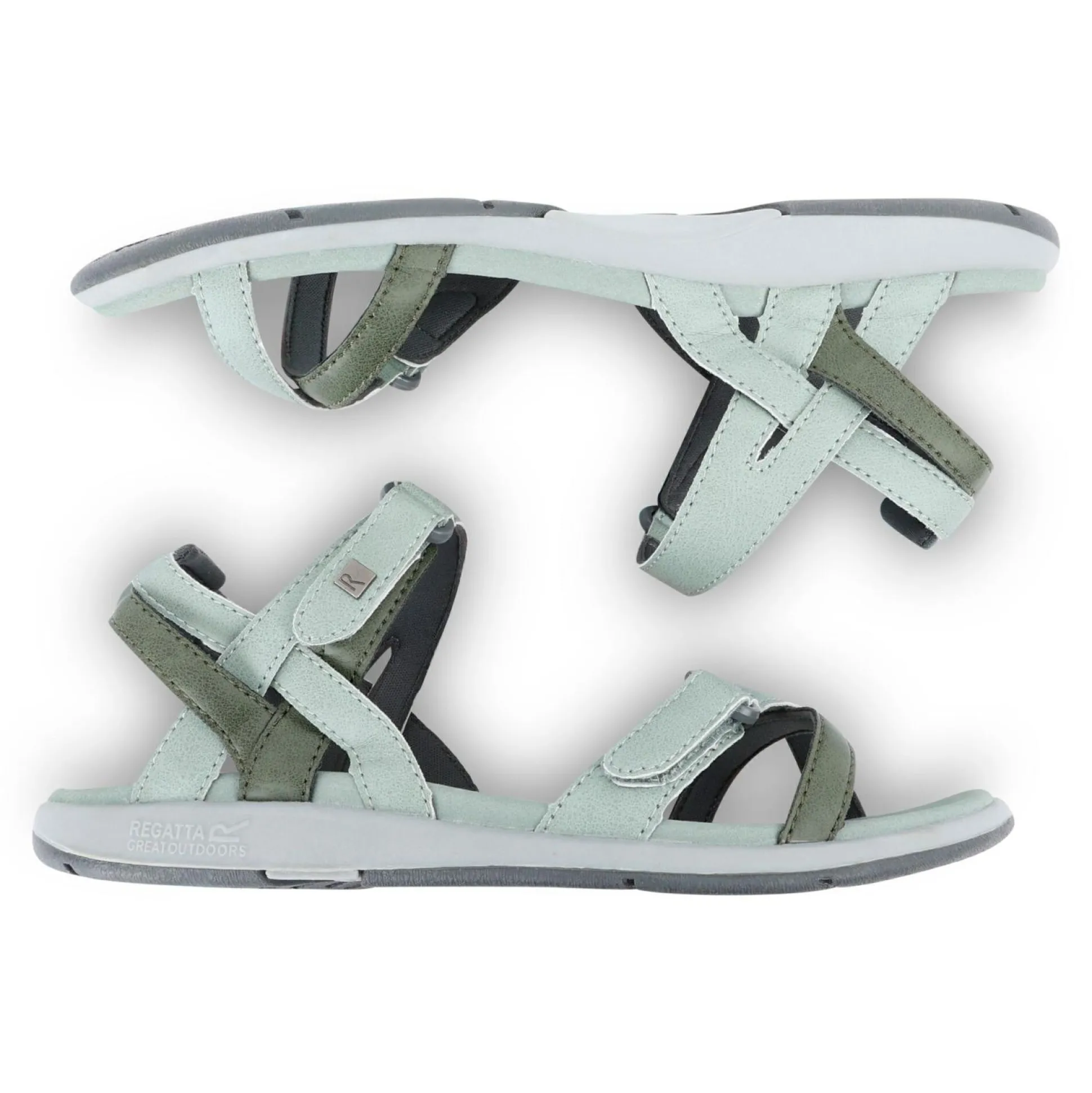 Women's Santa Cruz Strap Sandals | Glacier Green Four Leaf Clover