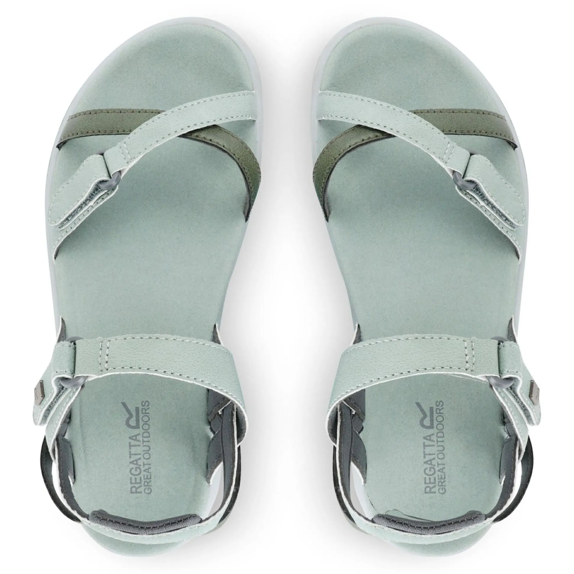 Women's Santa Cruz Strap Sandals | Glacier Green Four Leaf Clover