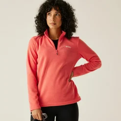 Women's Sweethart Lightweight Half-Zip Fleece | Peach Bloom