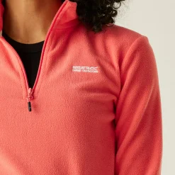 Women's Sweethart Lightweight Half-Zip Fleece | Peach Bloom