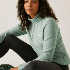 Women's Sweethart Lightweight Half-Zip Fleece | Green Haze