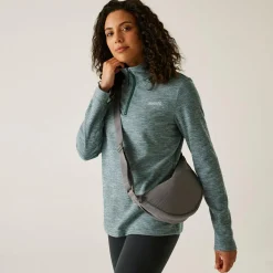 Women's Sweethart Marl Half Zip Fleece | Blue