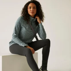 Women's Sweethart Marl Half Zip Fleece | Blue