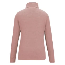 Women's Sweethart Marl Half Zip Fleece | Dusty Rose