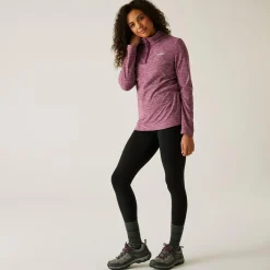 Women's Sweethart Marl Half Zip Fleece | Dark Pimento