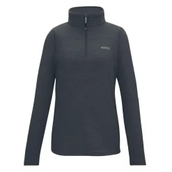 Women's Sweethart Marl Half Zip Fleece | Seal Grey