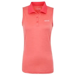 Women's Tima II Polo Vest Top | Peach Bloom